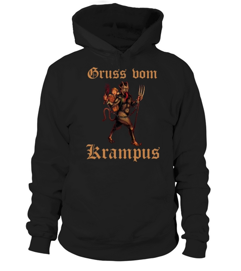 Gruss vom Krampus - Reto Vintage Hoodie Unisex
