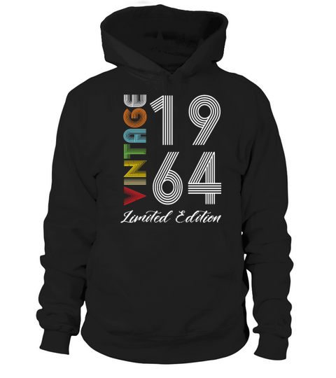 Vintage 1964 Vintage Birthday Retro Vintage Hoodie Unisex