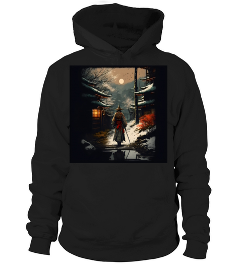 Woman warrior japan sword soldier village vintage Hoodie Unisex