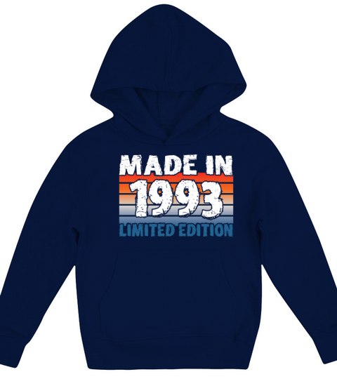 30th birthday made in 1993 limited edition Kids Hoodie