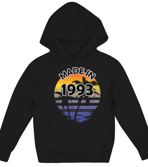 30th birthday vintage 1993 made in 1993 Kids Hoodie