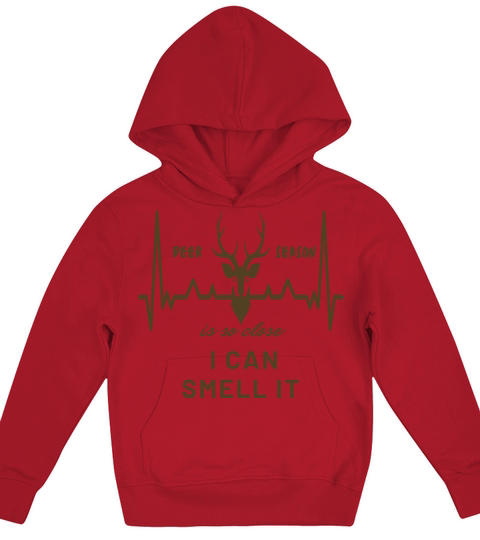 Deer Season Is So Close I Can Smell It Kids Hoodie