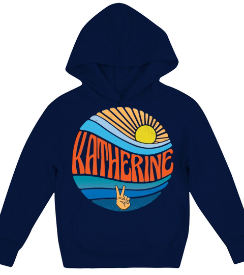 Katherine Shirt Vintage Sunset Katherine Groovy Kids Hoodie