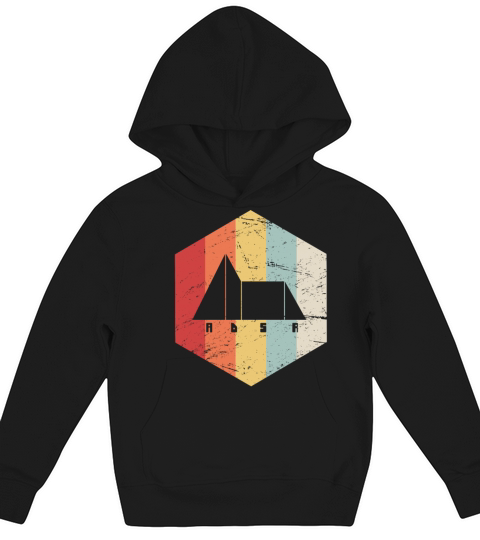 Retro 70s Synthesizer ADSR Envelope Kids Hoodie