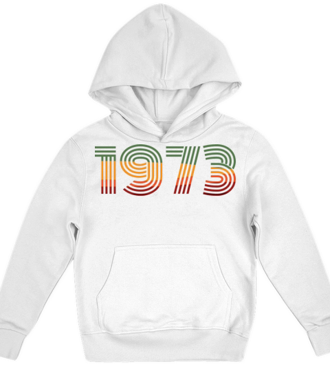 Retro Vintage 1973 Kids Hoodie