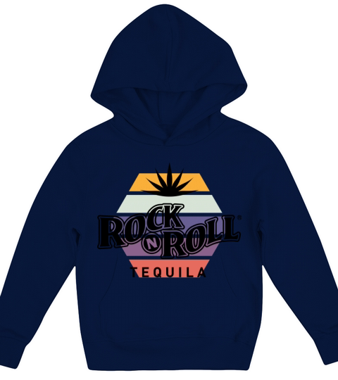 Rock N Roll Tequila Third Collection Kids Hoodie