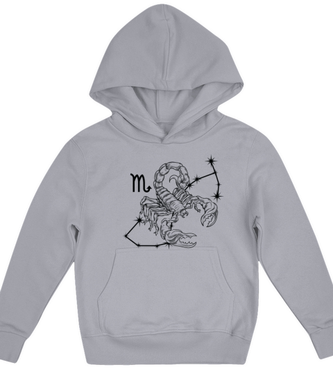 Scorpio Zodiac Sign October November Kids Hoodie