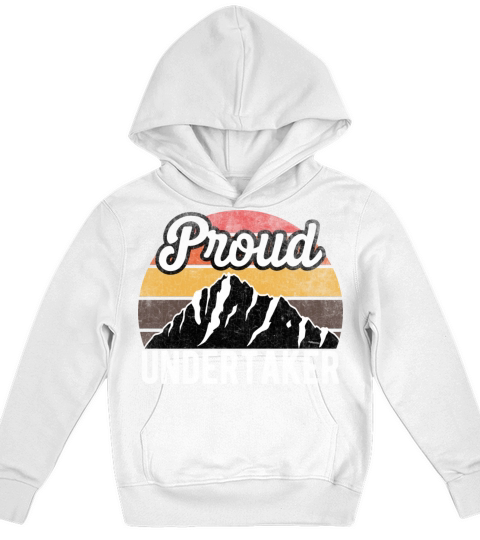 Undertaker SuperheroFunny Quote Vintage Dad Kids Hoodie