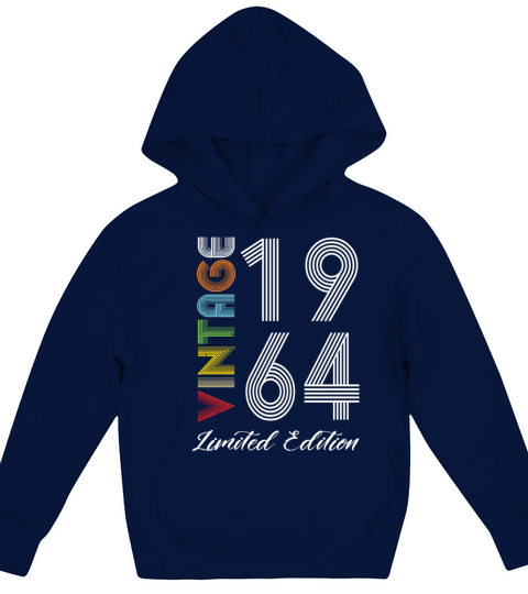Vintage 1964 Vintage Birthday Retro Vintage Kids Hoodie