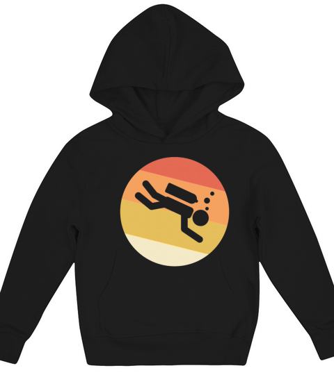 Vintage Divers Kids Hoodie