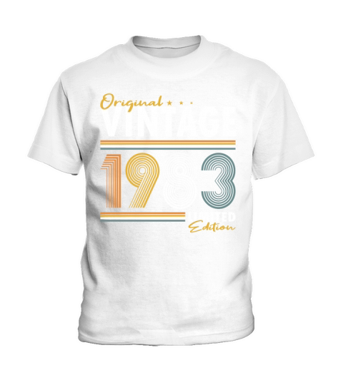 40th birthday born in 1983 original vintage 1983 Kids T-Shirt