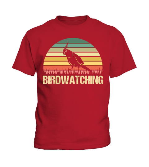 Bird Watching Vintage Birding Kids T-Shirt