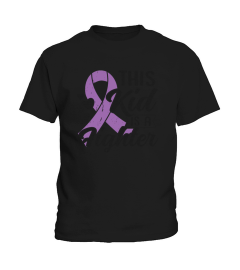 Epilepsy Kid Purple Ribbon Epileptic Epilepsy Kids T-Shirt