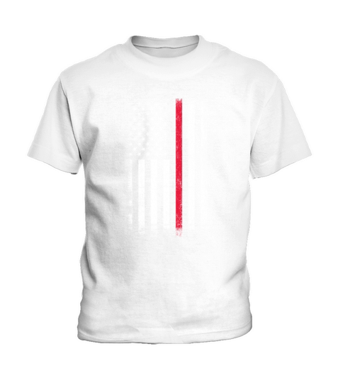 Firefighter American Flag Vintage Kids T-Shirt