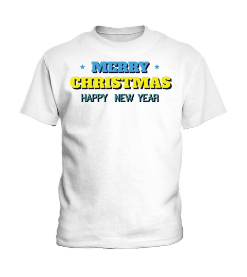 Merry Christmas And Happy New Year Kids T-Shirt