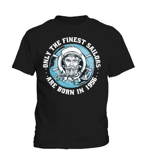 Sailors Sailboats Vintage 1956 Birthday fun Kids T-Shirt