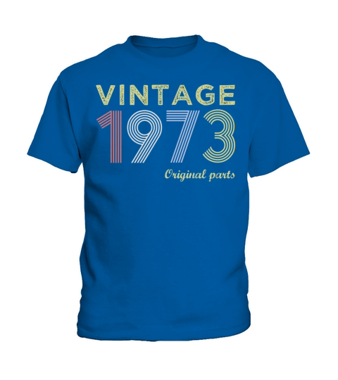 Vintage 1973 Birthday GiftGift Tee Kids T-Shirt