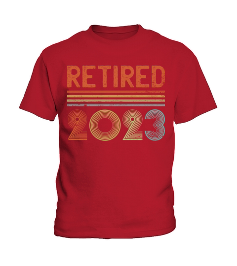 Vintage Retired 2023 Retro Kids T-Shirt