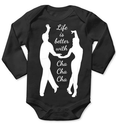 Dance ballroom dancing latin cha cha cha Long Sleeve Baby One-Piece