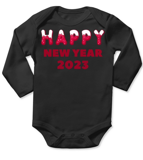 Happy new year Usa 2023 Long Sleeve Baby One-Piece