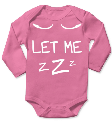 Let Me Sleep Eyes Women Men Girls Pajamas Long Sleeve Baby One-Piece
