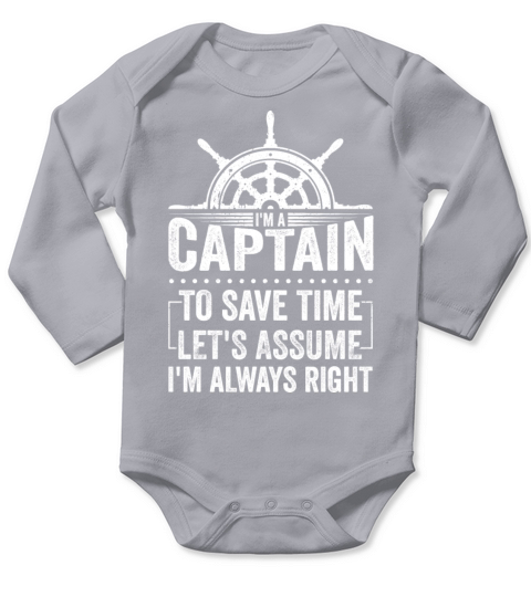Tugboat Quote For A Tug Captain Tug Life Long Sleeve Baby One-Piece