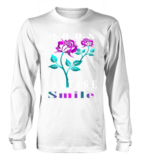 2008 Born Vintage Rose Gift Long sleeved Unisex