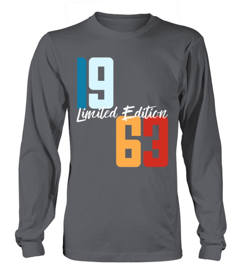 60 Years Vintage 1963 Retro 60th Birthday Long sleeved Unisex