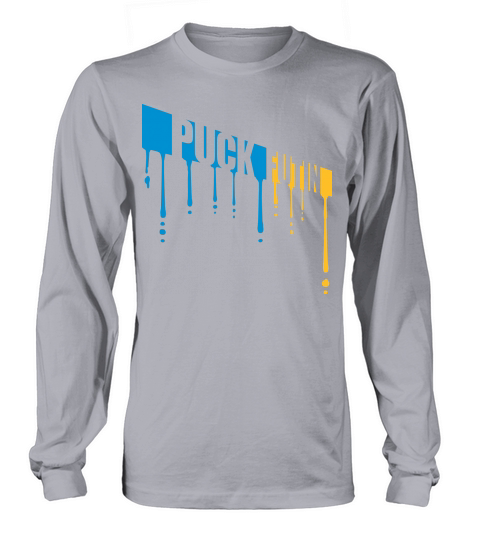 puck futin logo design Long sleeved Unisex