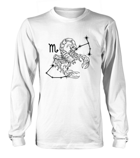 Scorpio Zodiac Sign October November Long sleeved Unisex