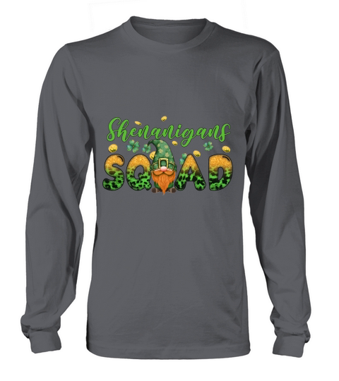 Shenanigans Squad Gnomes St Patricks Day Long sleeved Unisex