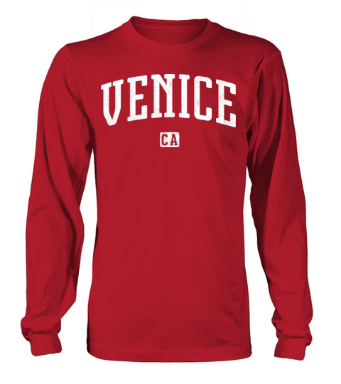 Venice California Vintage Style Long sleeved Unisex