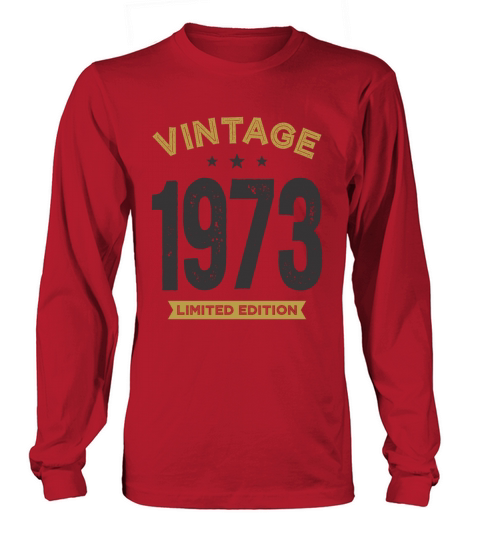 Vintage 1973 - 49th birthday Retro Classic Long sleeved Unisex