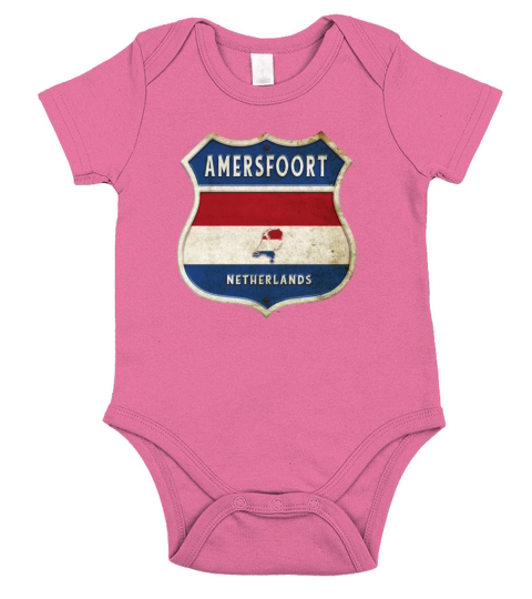 Amersfoort Netherlands coat of arms design Short Sleeve Baby One-Piece