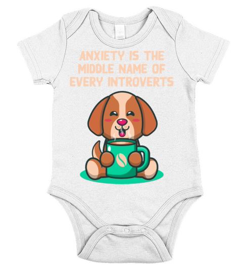 Call Me An An Xiety Introvert Funny Antisocial Hum Short Sleeve Baby One-Piece