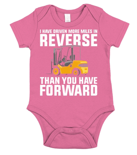 Certified Forklift Truck Operator Short Sleeve Baby One-Piece