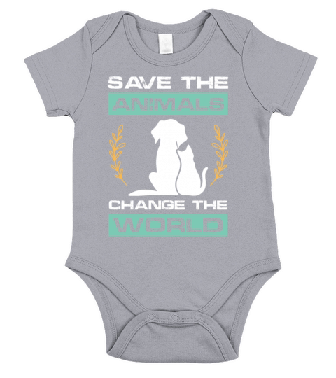 changing the world animal welfare Short Sleeve Baby One-Piece