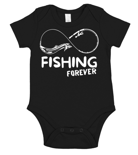 Fishing Forever Short Sleeve Baby One-Piece