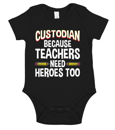 Funny School Custodian Design For Men Women Janito Short Sleeve Baby One-Piece
