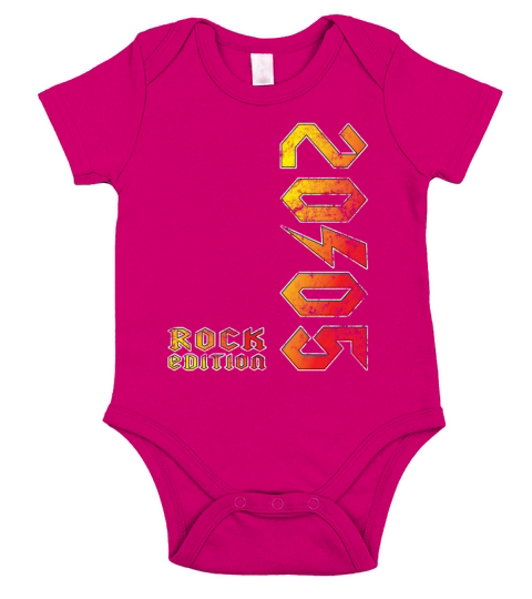 Geburtstag Rock Edition 2005 Short Sleeve Baby One-Piece