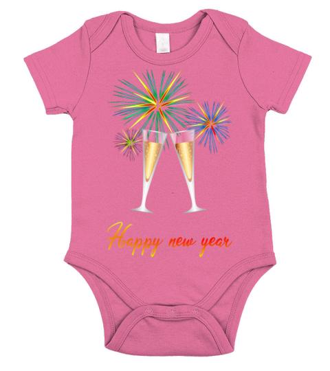 Happy new year shirt to celebrate a happy new year Short Sleeve Baby One-Piece