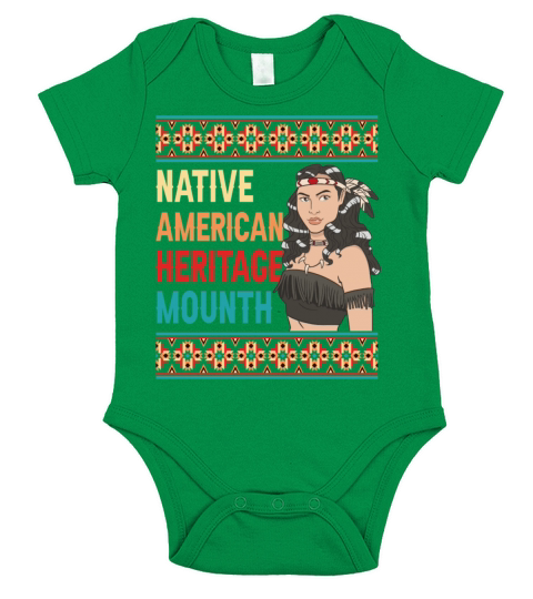 Native American Heritage Month Short Sleeve Baby One-Piece