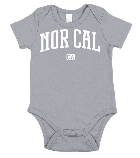 NorCal California Vintage Style Short Sleeve Baby One-Piece