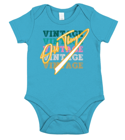 old things vintage Short Sleeve Baby One-Piece