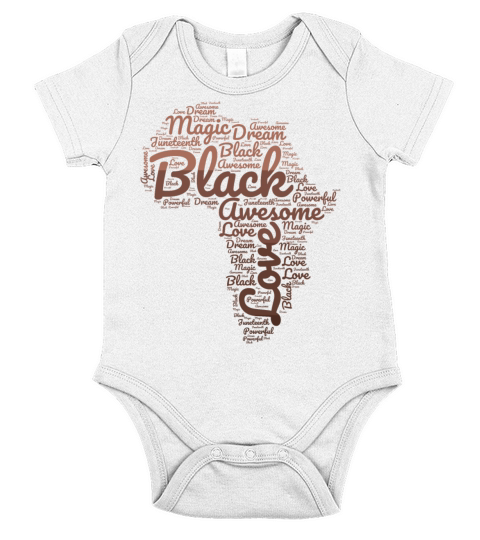 Pride Black History Mounth Proud African American Short Sleeve Baby One-Piece