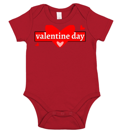 valentine day720 Short Sleeve Baby One-Piece