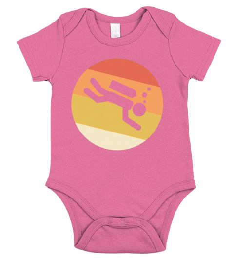 Vintage Divers Short Sleeve Baby One-Piece