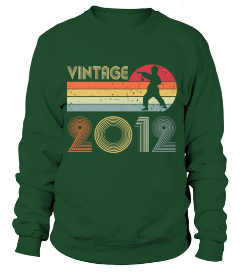 10th Birthday Karate Taekwondo Vintage 2012 Outfit Sweatshirt Unisex