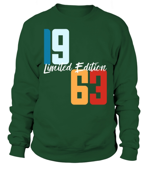 60 Years Vintage 1963 Retro 60th Birthday Sweatshirt Unisex
