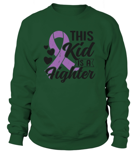 Epilepsy Kid Purple Ribbon Epileptic Epilepsy Sweatshirt Unisex